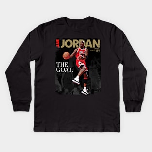 MJ SLAM MAG - VINTAGE Kids Long Sleeve T-Shirt